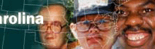 Images of people over map of the United States